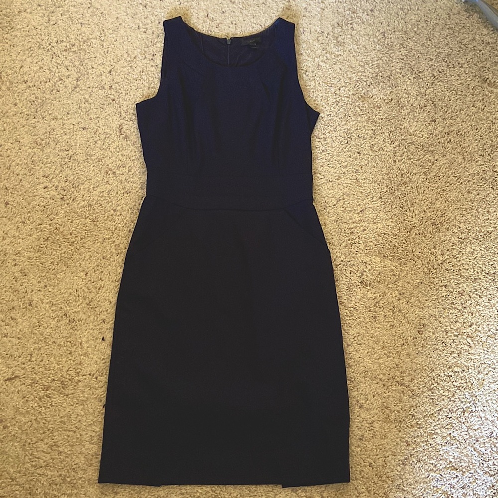 J. Crew Wool Suit Dress Work Sheath Dress